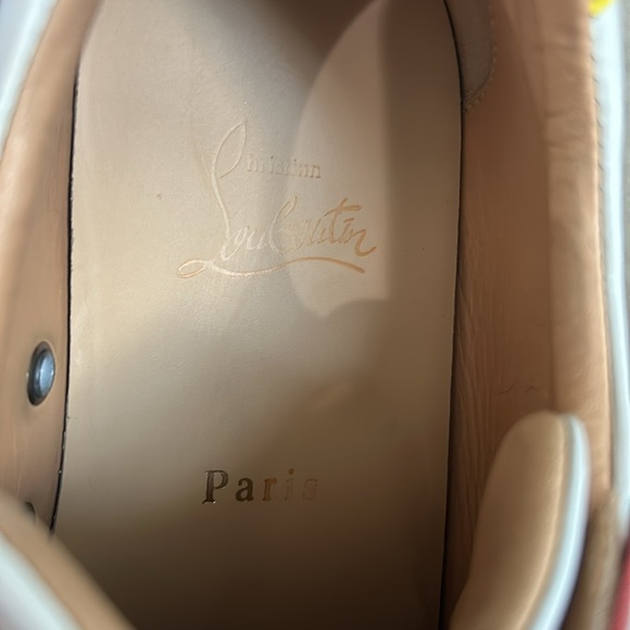 Christian Louboutin Vieira 2 spiked blanco/multi sneakers - Picture 12 of 14